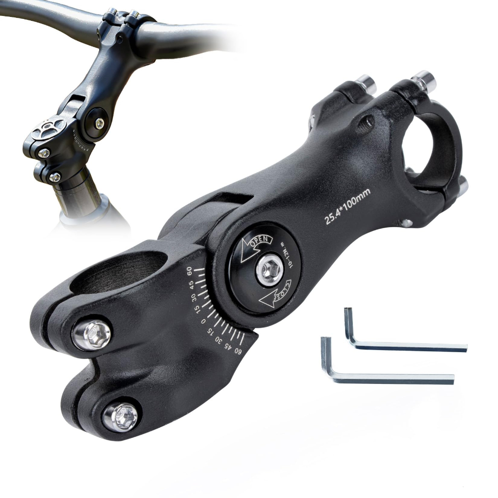 Cycling In City - ตัวปรับระดับแฮนด์จักรยาน 100 มม./120 มม. สำหรับจักรยานเสือภูเขา จักรยานไฟฟ้า