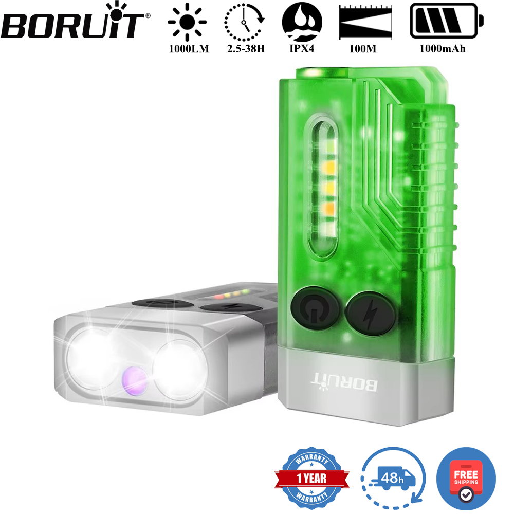 ไฟฉายพวงกุญแจ BORUiT V10 แบบ U - Cycling To Work บทวิจารณ์และราคา