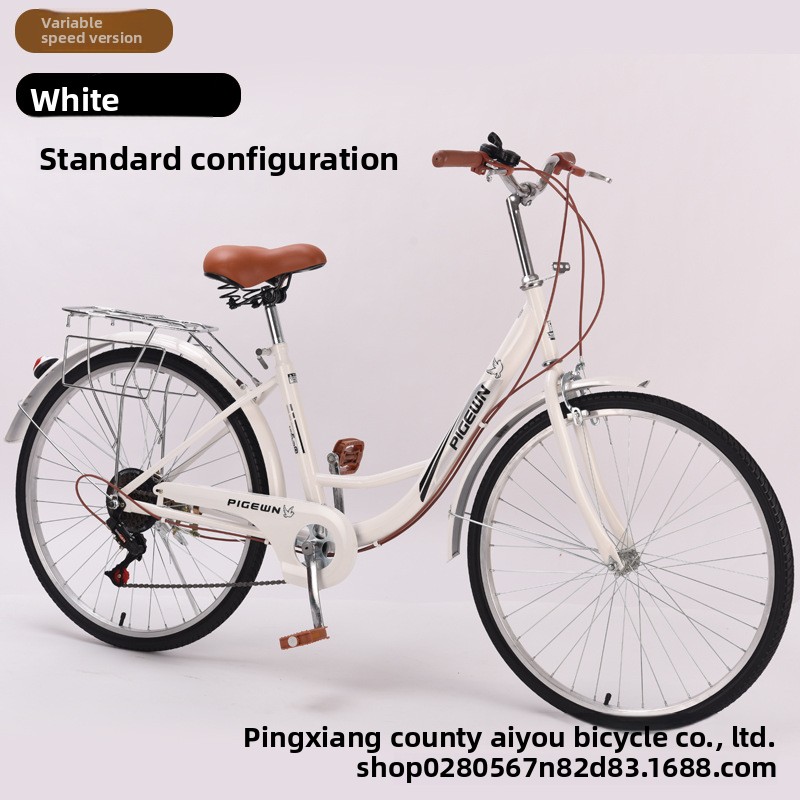 จักรยานวินเทจน้ำหนักเบาขนาด 24 - Cycling Commute Speed บทวิจารณ์และราคา